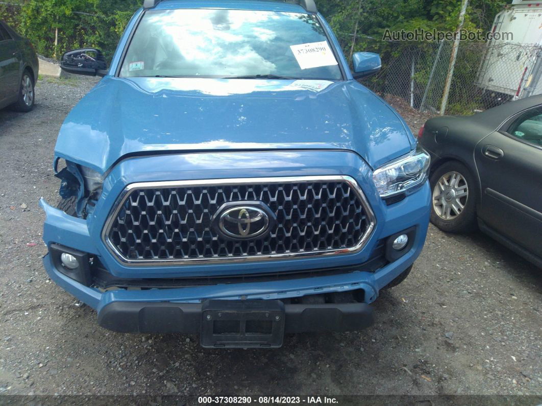 2019 Toyota Tacoma 4wd Sr/sr5/trd Sport Blue vin: 3TMCZ5AN2KM205197