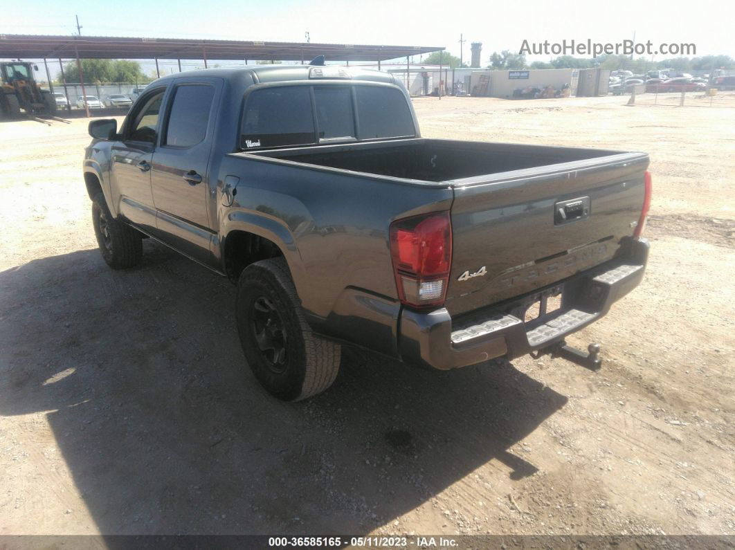 2019 Toyota Tacoma 4wd Sr/sr5/trd Sport Gray vin: 3TMCZ5AN2KM230648