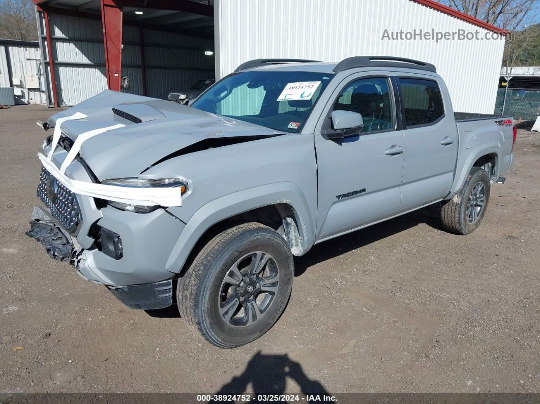 2019 Toyota Tacoma Trd Sport Gray vin: 3TMCZ5AN2KM241679