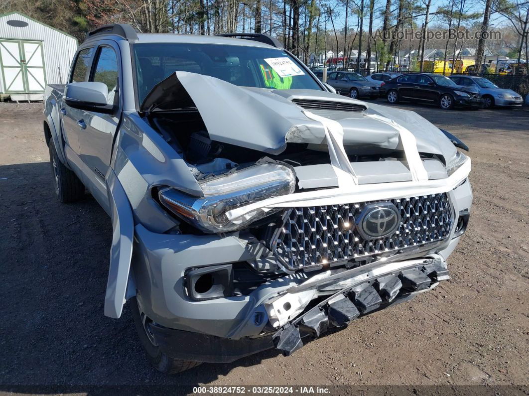 2019 Toyota Tacoma Trd Sport Gray vin: 3TMCZ5AN2KM241679