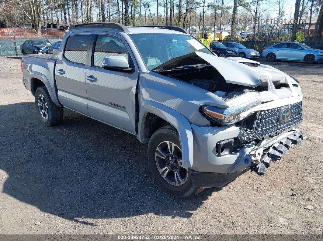 2019 Toyota Tacoma Trd Sport Gray vin: 3TMCZ5AN2KM241679