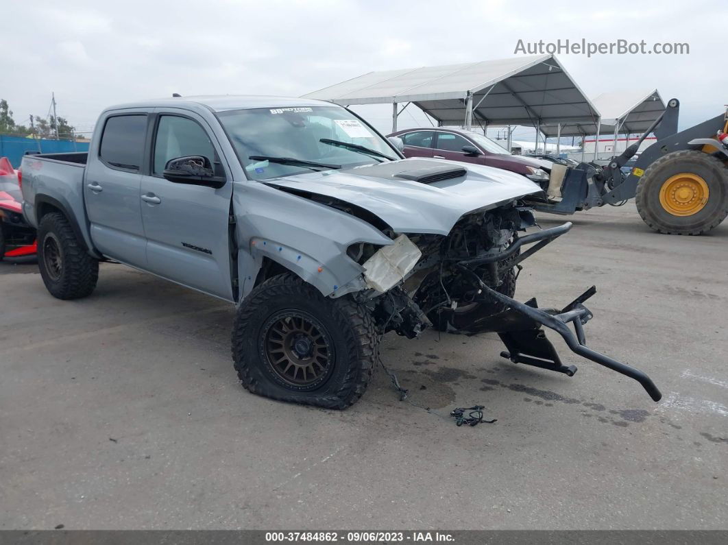 2019 Toyota Tacoma Trd Off Road Gray vin: 3TMCZ5AN2KM266906