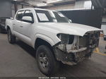 2019 Toyota Tacoma Sr V6 White vin: 3TMCZ5AN2KM274763