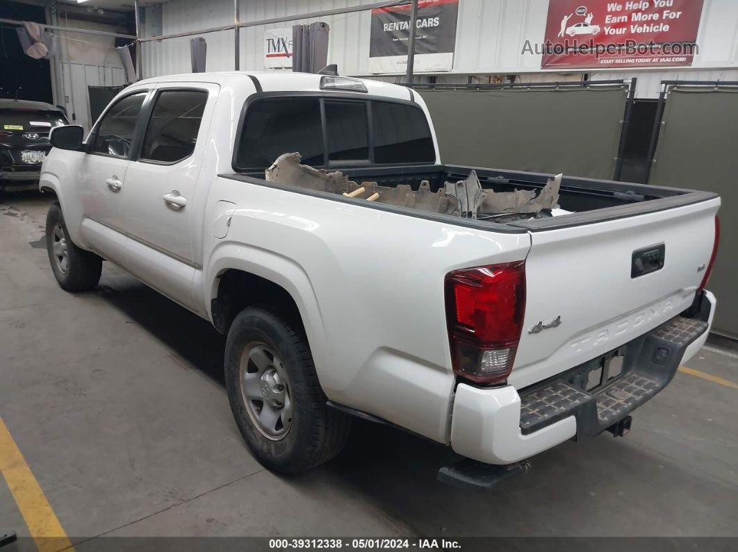 2019 Toyota Tacoma Sr V6 White vin: 3TMCZ5AN2KM274763