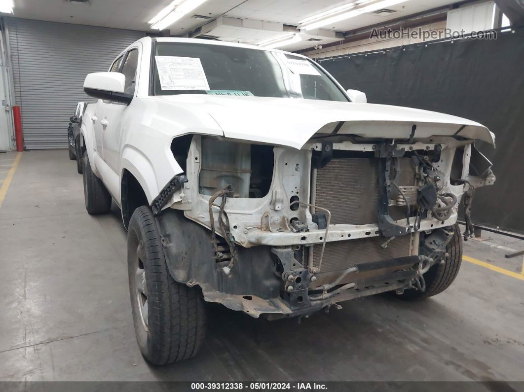 2019 Toyota Tacoma Sr V6 White vin: 3TMCZ5AN2KM274763