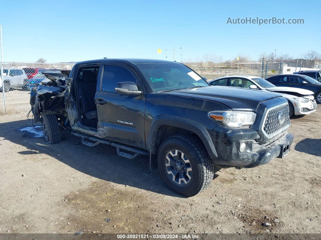 2019 Toyota Tacoma Trd Off Road Черный vin: 3TMCZ5AN2KM281759