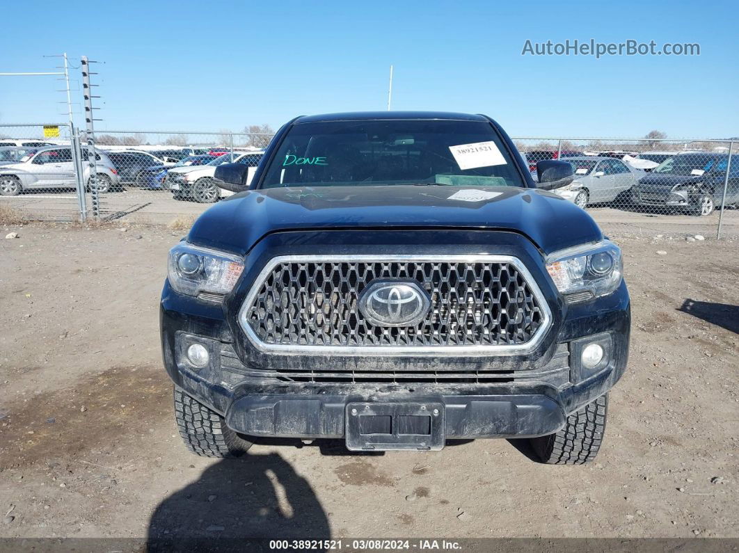 2019 Toyota Tacoma Trd Off Road Черный vin: 3TMCZ5AN2KM281759