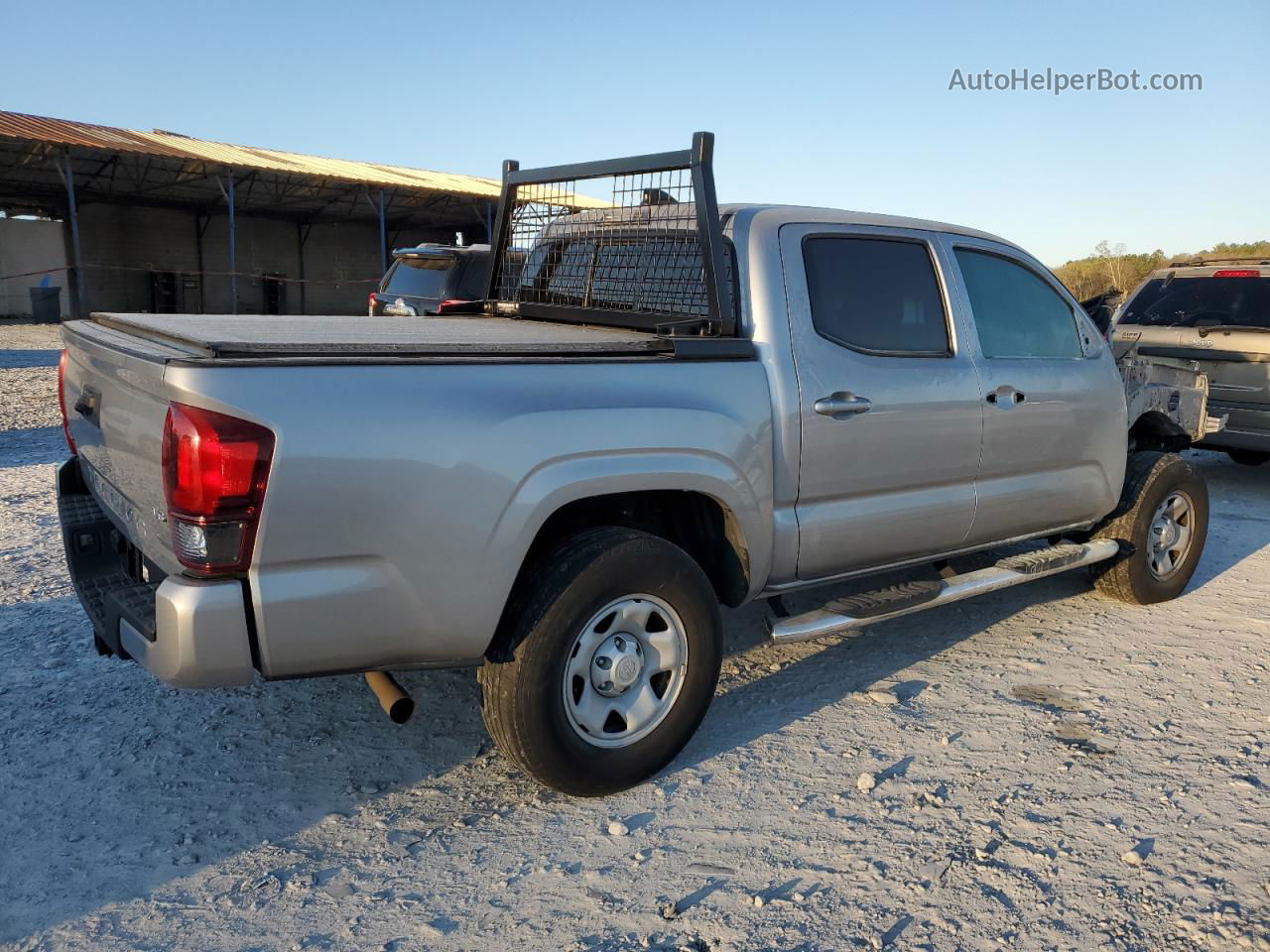 2020 Toyota Tacoma Double Cab Серебряный vin: 3TMCZ5AN2LM304670