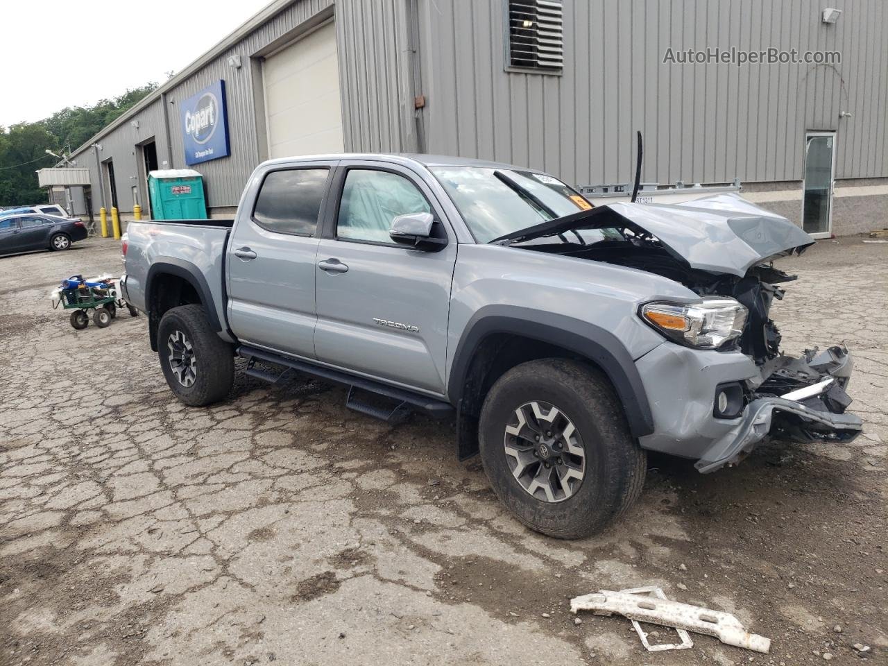 2020 Toyota Tacoma Double Cab Gray vin: 3TMCZ5AN2LM335191