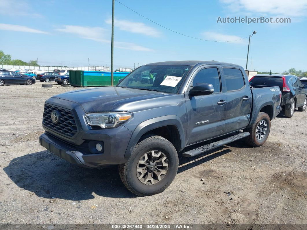 2020 Toyota Tacoma Trd Off-road Серый vin: 3TMCZ5AN2LM340715