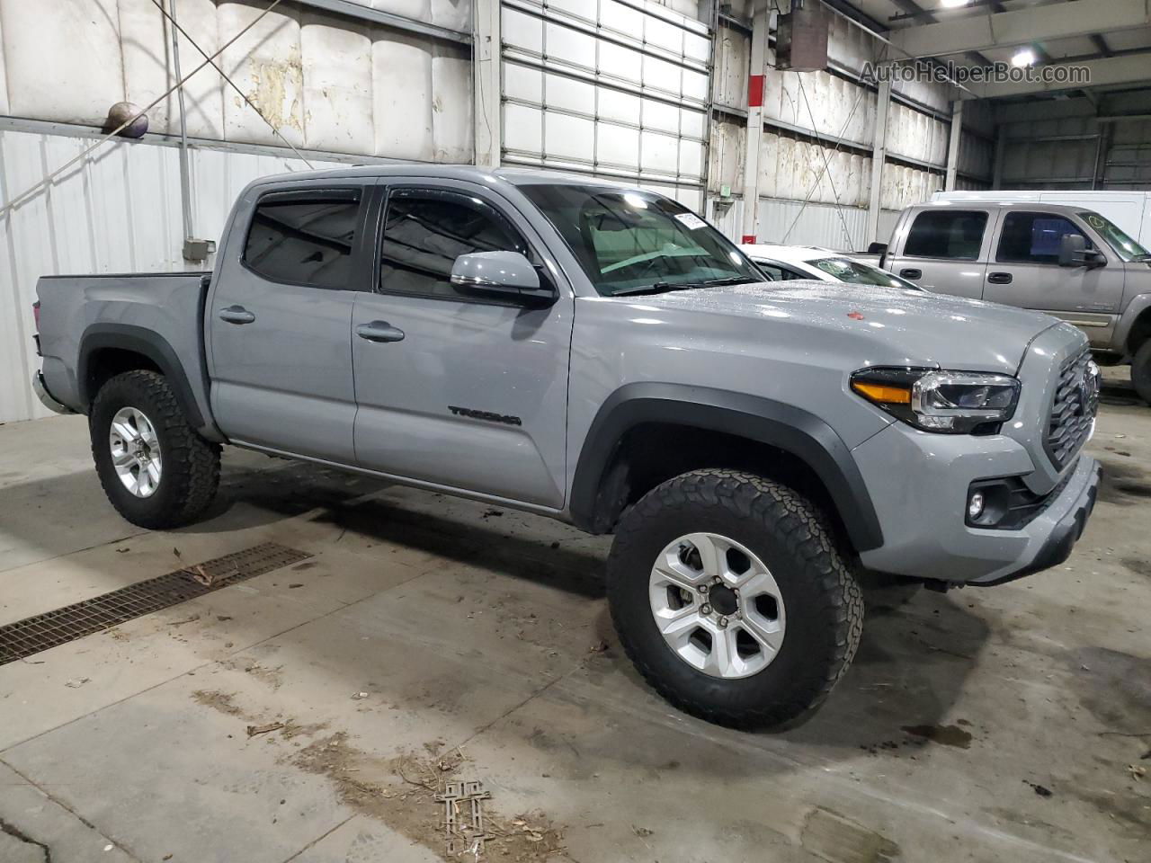 2020 Toyota Tacoma Double Cab Gray vin: 3TMCZ5AN2LM344926