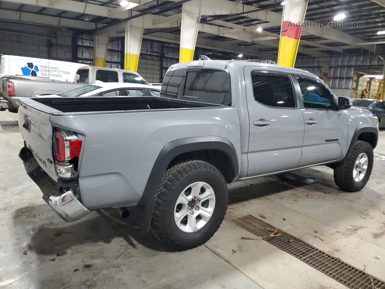 2020 Toyota Tacoma Double Cab Gray vin: 3TMCZ5AN2LM344926