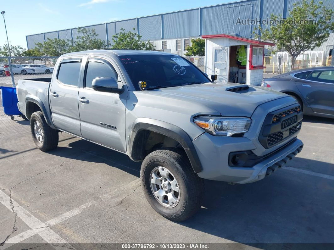 2021 Toyota Tacoma 4wd Sr/sr5/trd Sport Gray vin: 3TMCZ5AN2MM399071