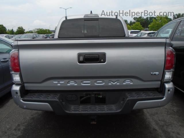 2021 Toyota Tacoma 4wd Sr/sr5/trd Sport Silver vin: 3TMCZ5AN2MM418363