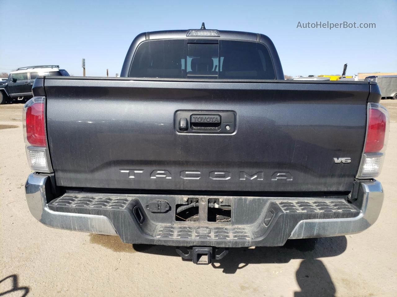 2021 Toyota Tacoma Double Cab Gray vin: 3TMCZ5AN2MM429153