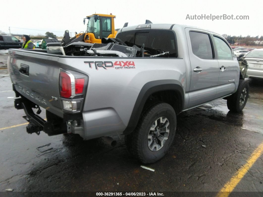 2021 Toyota Tacoma Trd Off-road Silver vin: 3TMCZ5AN2MM430111