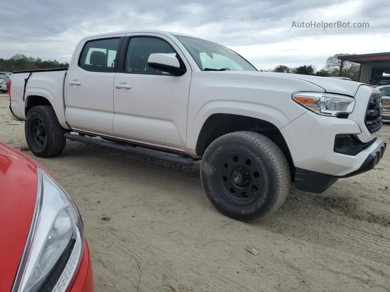 2017 Toyota Tacoma Double Cab White vin: 3TMCZ5AN3HM086617