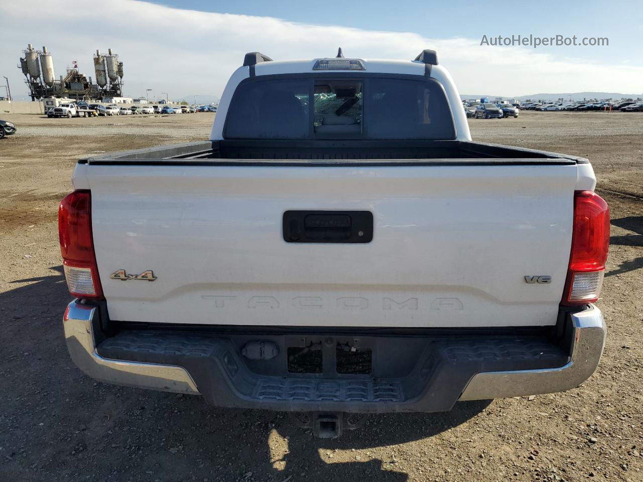 2017 Toyota Tacoma Double Cab White vin: 3TMCZ5AN3HM091445