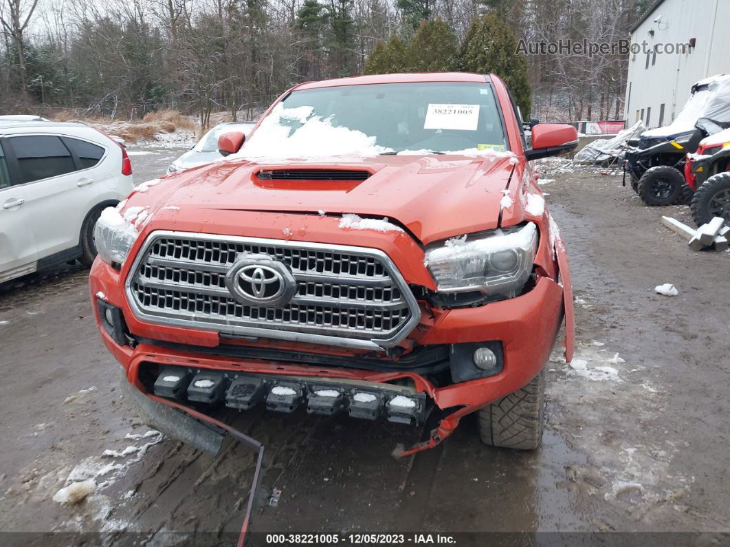 2017 Toyota Tacoma Trd Sport Оранжевый vin: 3TMCZ5AN3HM093812