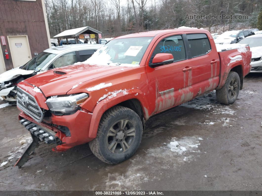 2017 Toyota Tacoma Trd Sport Оранжевый vin: 3TMCZ5AN3HM093812