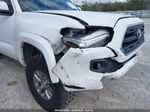 2017 Toyota Tacoma Sr5 V6 White vin: 3TMCZ5AN3HM119857