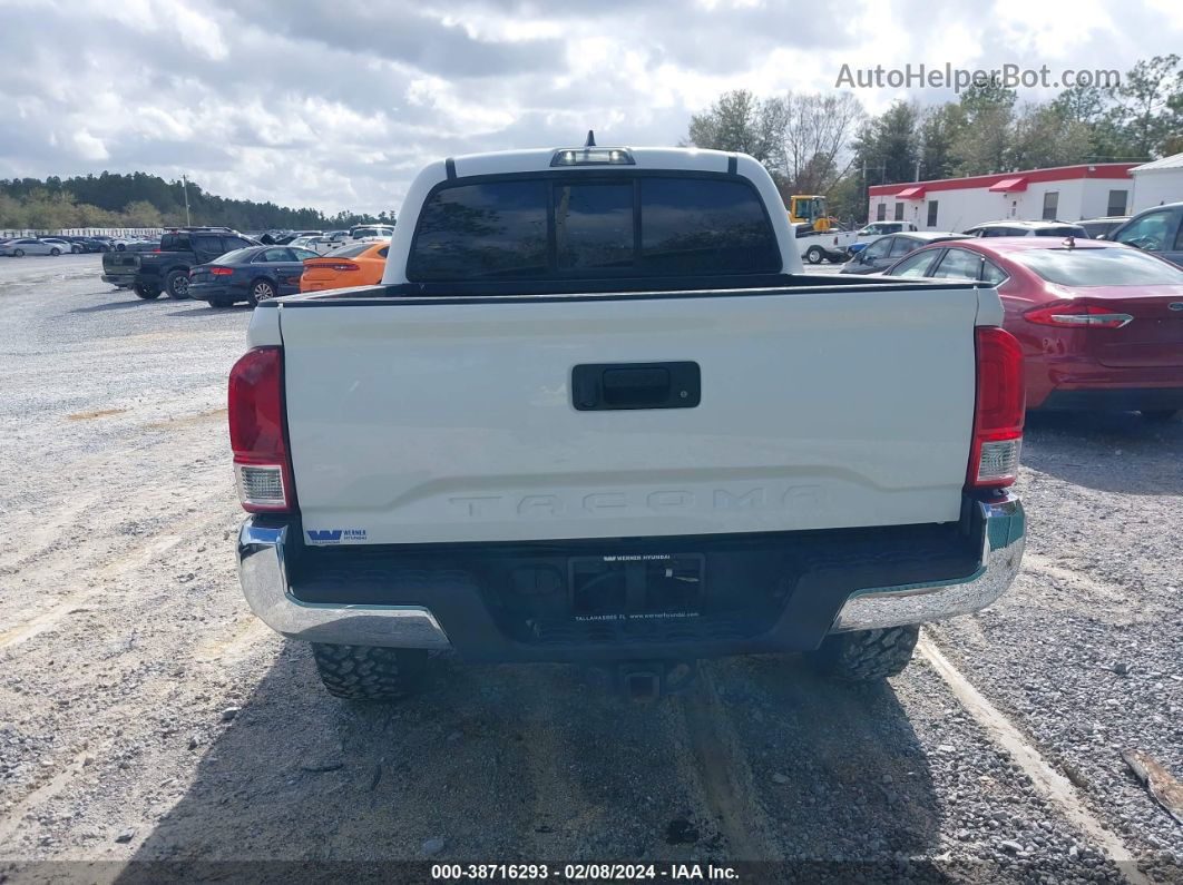 2017 Toyota Tacoma Sr5 V6 White vin: 3TMCZ5AN3HM119857