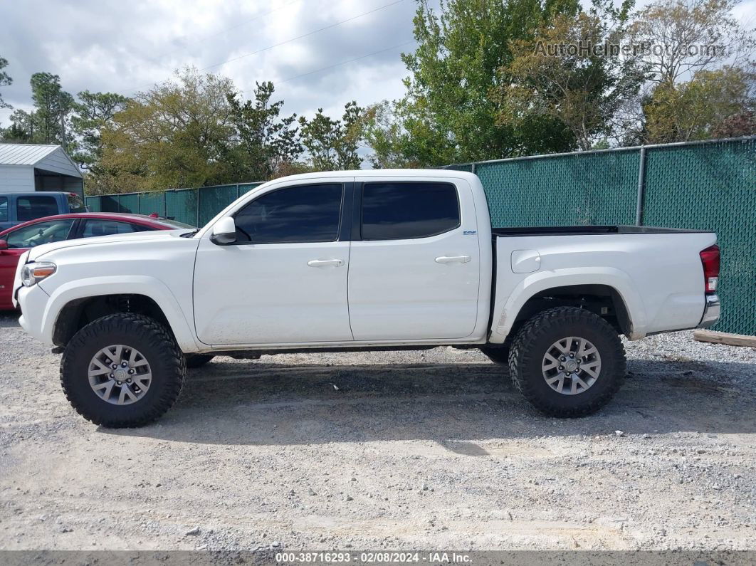 2017 Toyota Tacoma Sr5 V6 White vin: 3TMCZ5AN3HM119857