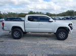 2017 Toyota Tacoma Sr5 V6 White vin: 3TMCZ5AN3HM119857