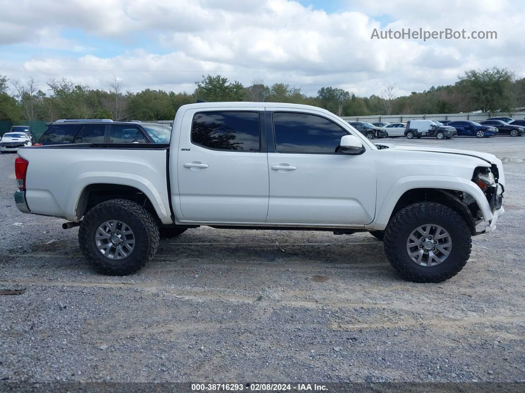 2017 Toyota Tacoma Sr5 V6 White vin: 3TMCZ5AN3HM119857