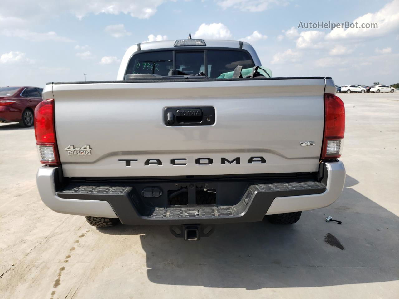 2019 Toyota Tacoma Double Cab Silver vin: 3TMCZ5AN3KM209677