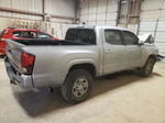 2019 Toyota Tacoma Double Cab Silver vin: 3TMCZ5AN3KM209677