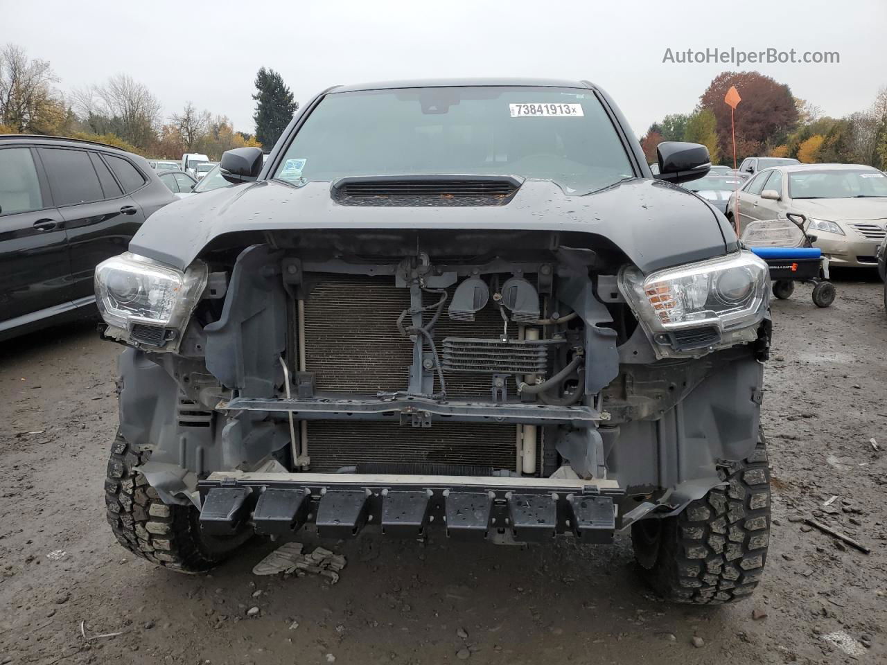 2019 Toyota Tacoma Double Cab Black vin: 3TMCZ5AN3KM211669