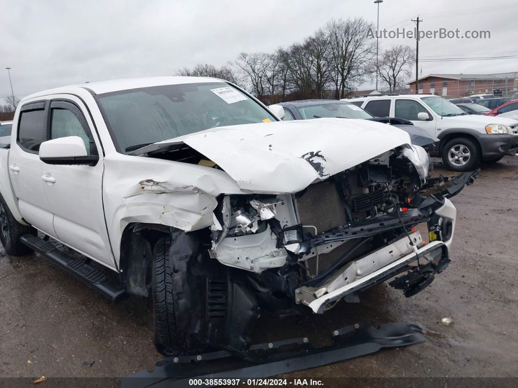 2019 Toyota Tacoma Sr V6 White vin: 3TMCZ5AN3KM212742