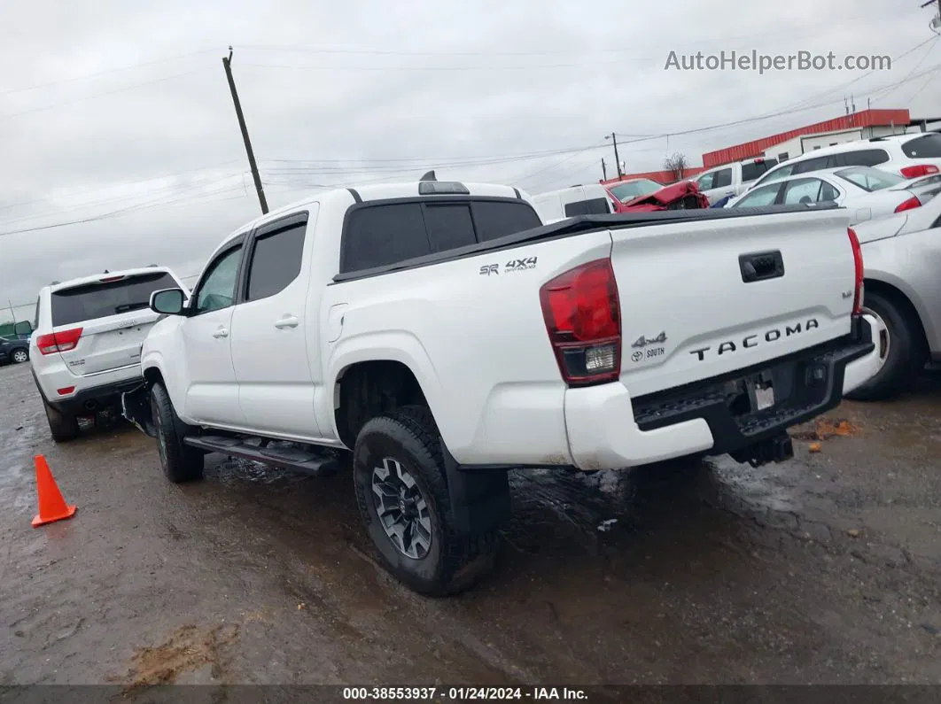 2019 Toyota Tacoma Sr V6 White vin: 3TMCZ5AN3KM212742