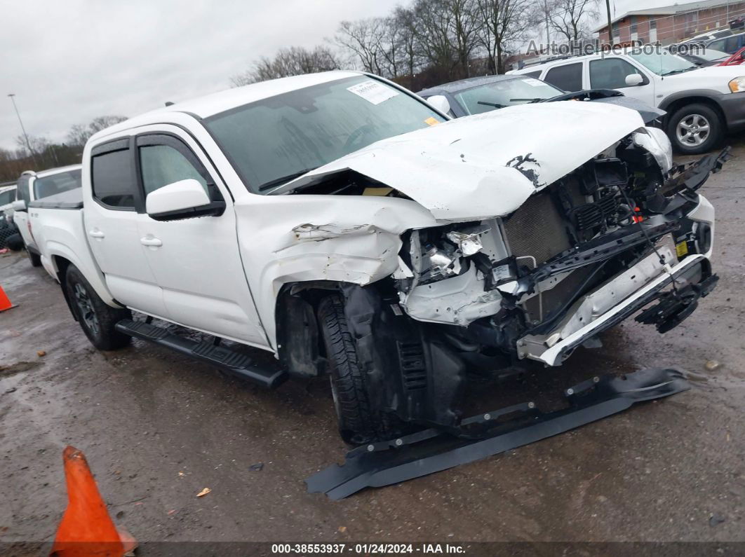 2019 Toyota Tacoma Sr V6 White vin: 3TMCZ5AN3KM212742