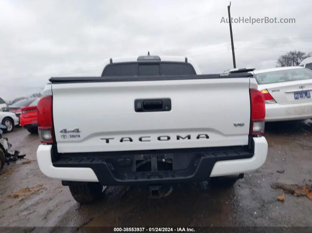 2019 Toyota Tacoma Sr V6 White vin: 3TMCZ5AN3KM212742