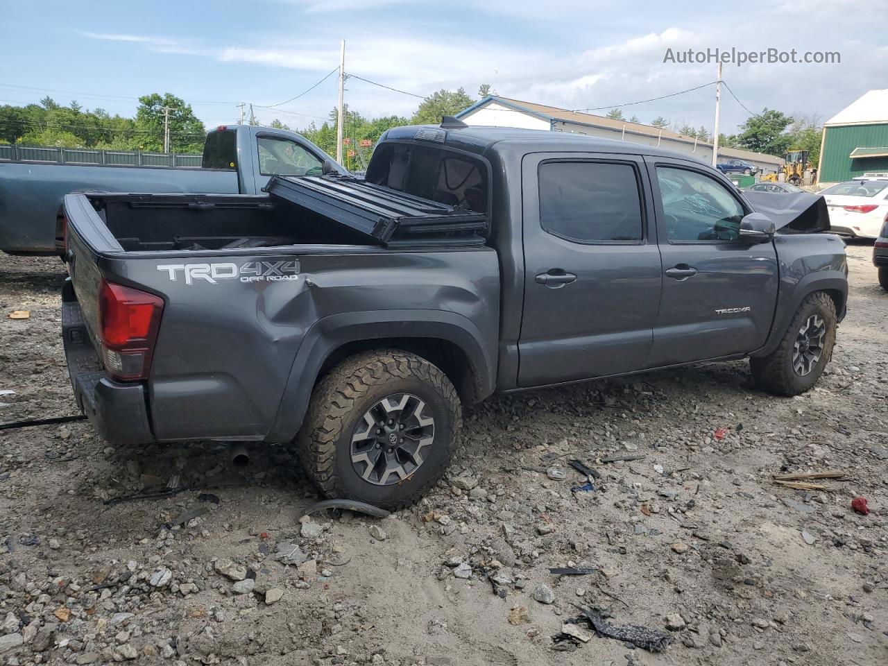 2019 Toyota Tacoma Double Cab Серый vin: 3TMCZ5AN3KM231386