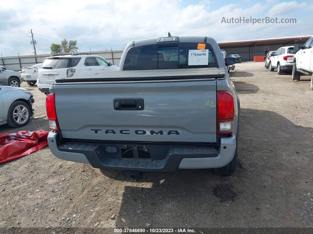 2019 Toyota Tacoma 4wd Sr/sr5/trd Sport Gray vin: 3TMCZ5AN3KM235731