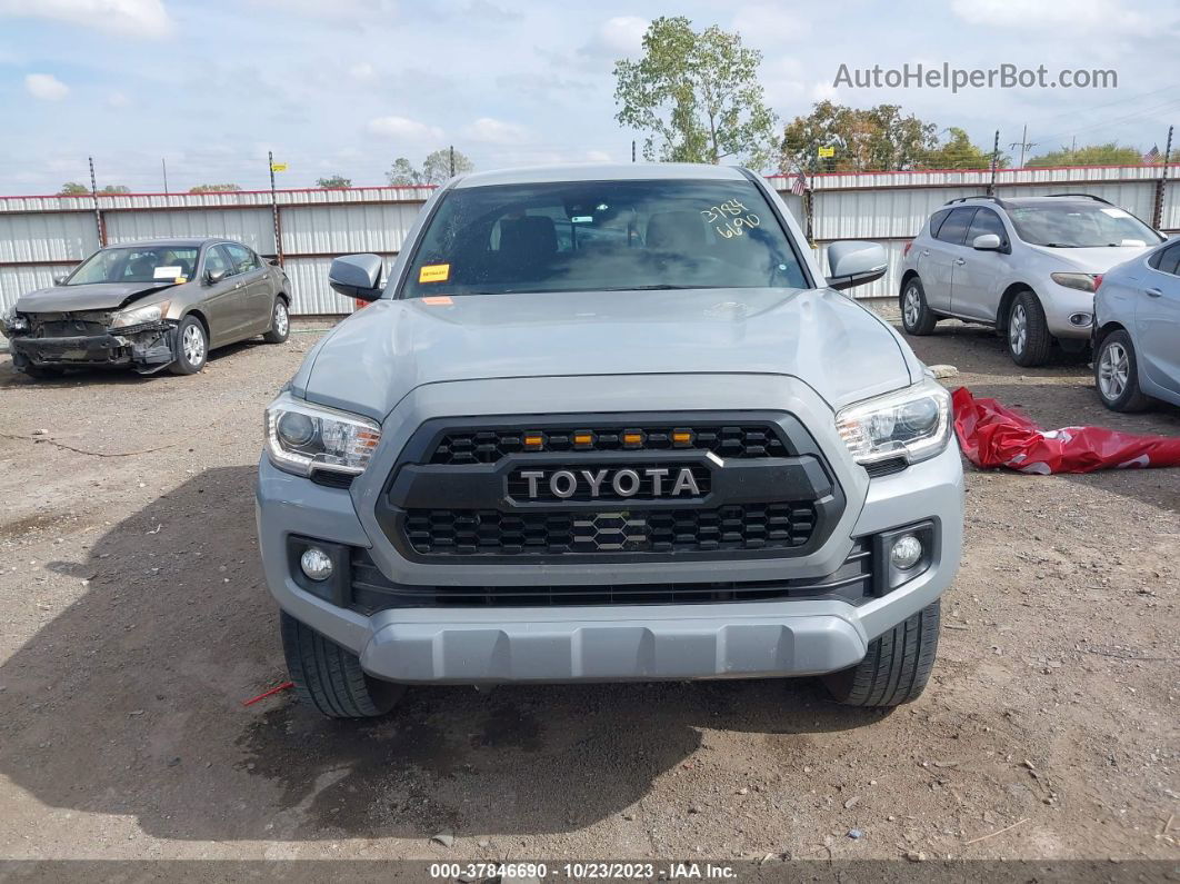 2019 Toyota Tacoma 4wd Sr/sr5/trd Sport Gray vin: 3TMCZ5AN3KM235731