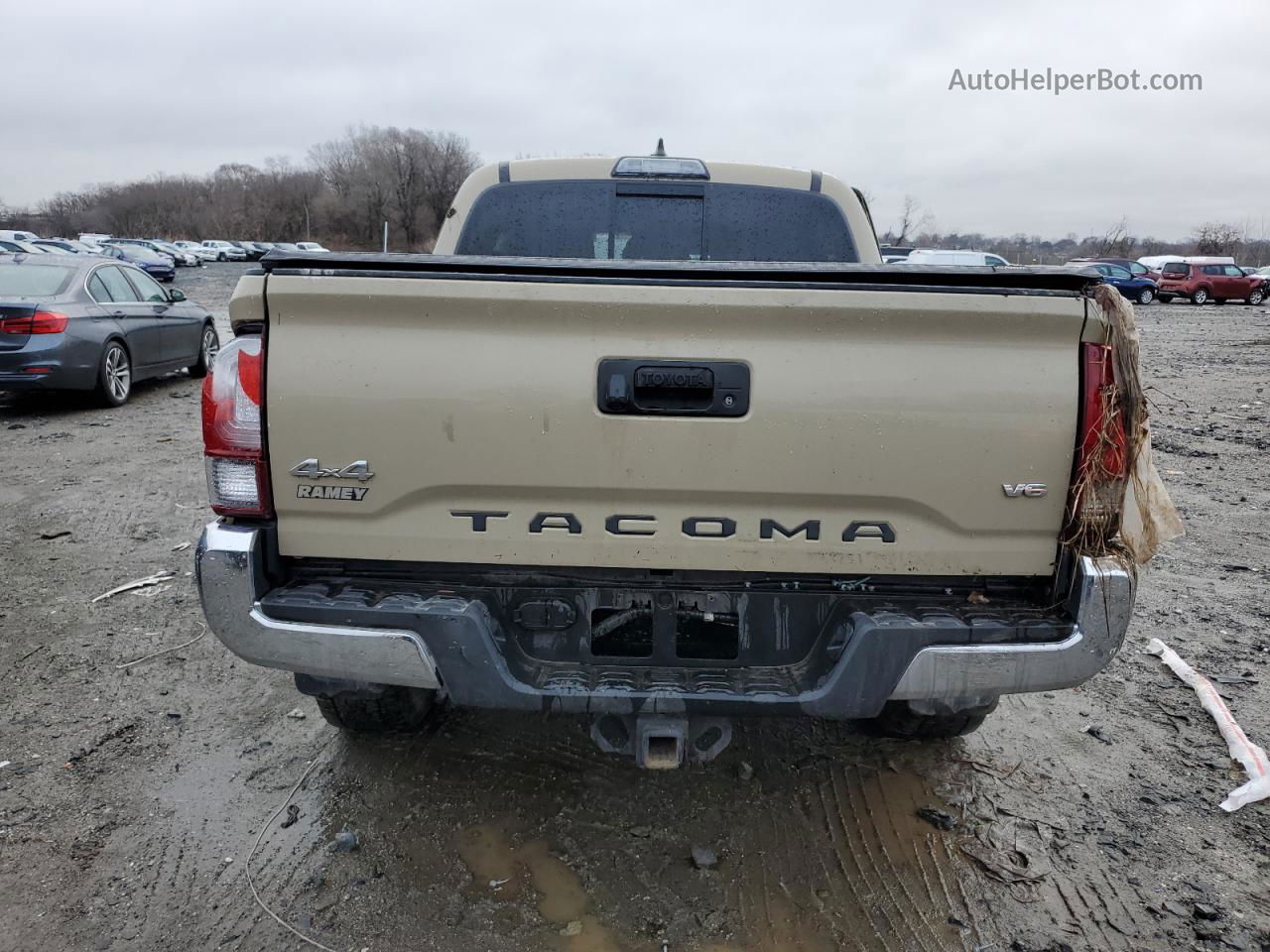 2019 Toyota Tacoma Double Cab Tan vin: 3TMCZ5AN3KM238189