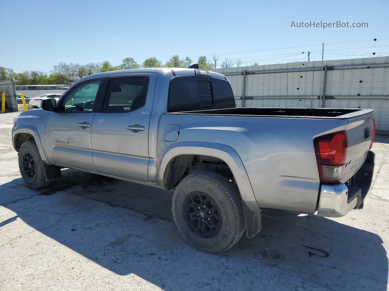 2019 Toyota Tacoma Double Cab Silver vin: 3TMCZ5AN3KM265196