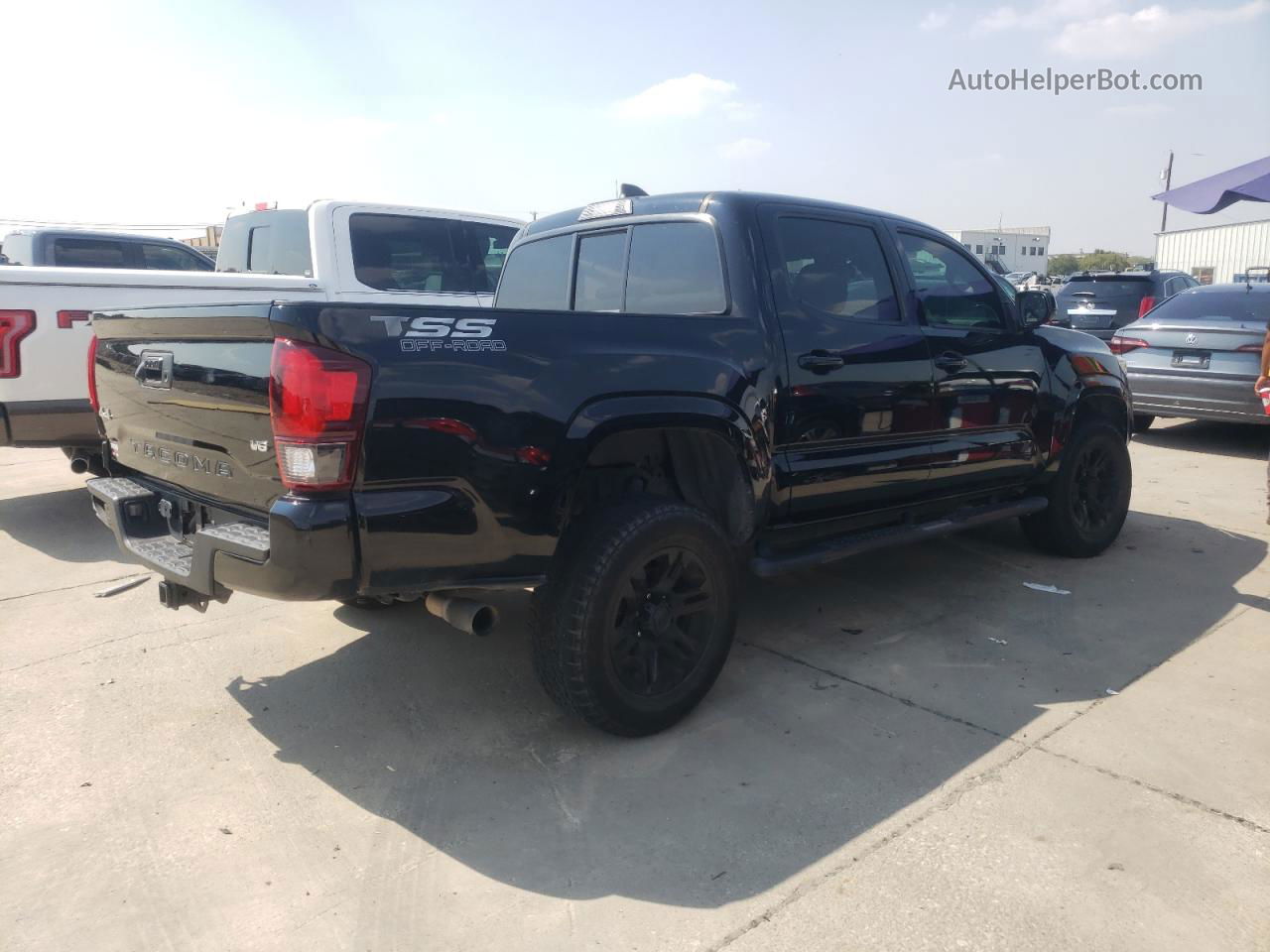 2020 Toyota Tacoma Double Cab Black vin: 3TMCZ5AN3LM315564