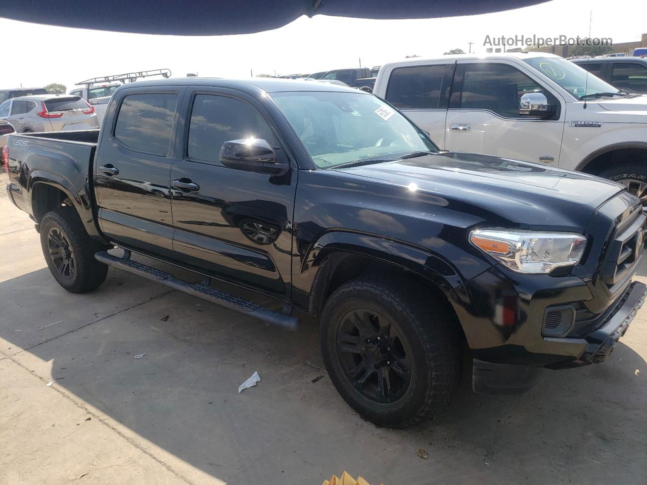 2020 Toyota Tacoma Double Cab Black vin: 3TMCZ5AN3LM315564