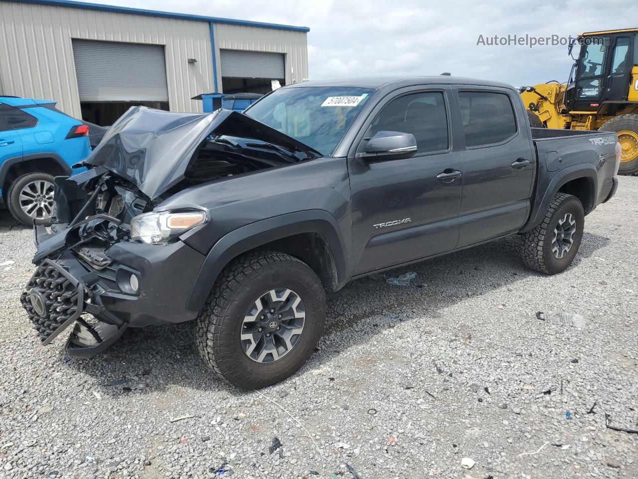 2020 Toyota Tacoma Double Cab Gray vin: 3TMCZ5AN3LM327021