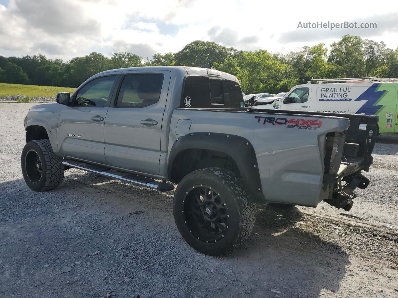 2020 Toyota Tacoma Double Cab Серый vin: 3TMCZ5AN3LM334759