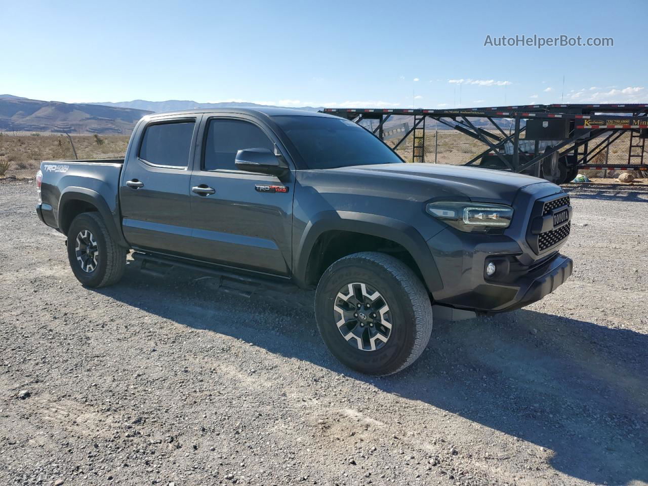 2020 Toyota Tacoma Double Cab Charcoal vin: 3TMCZ5AN3LM351321