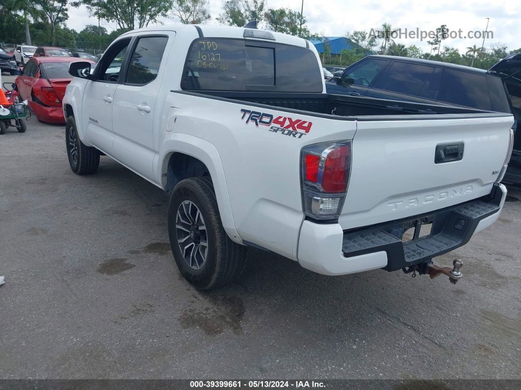 2020 Toyota Tacoma Trd Sport White vin: 3TMCZ5AN3LM354736