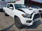 2020 Toyota Tacoma Trd Sport White vin: 3TMCZ5AN3LM354736