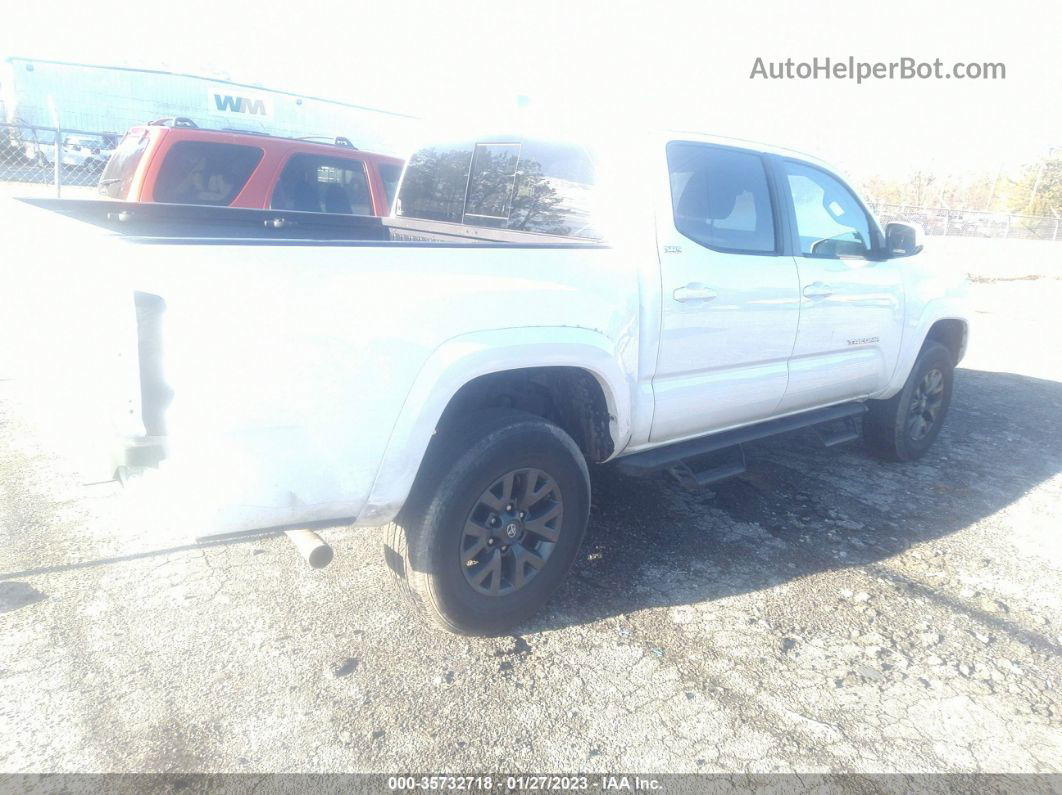 2021 Toyota Tacoma Sr5 V6 White vin: 3TMCZ5AN3MM394042