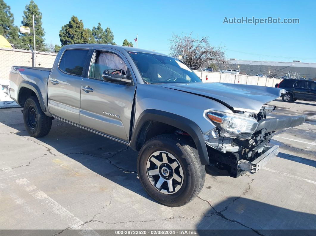 2021 Toyota Tacoma Trd Off-road Серый vin: 3TMCZ5AN3MM398639